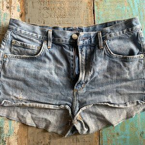 Agolde Low Rise Denim Shorts Size 29